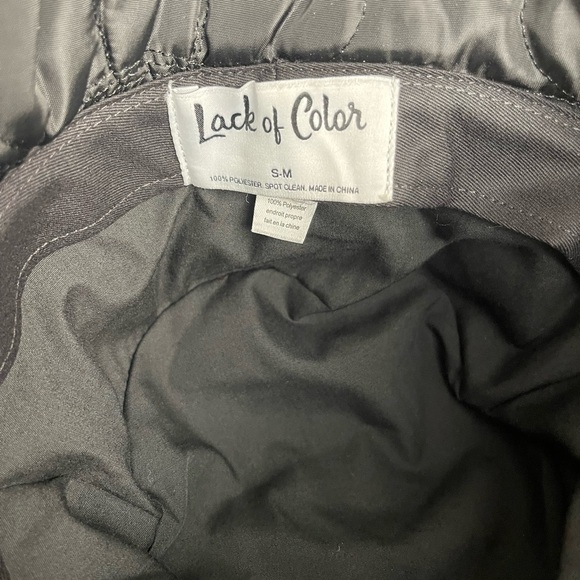 Lack Of Color Black Quilted Puffer bucket hat size s/m - Picture 9 of 9